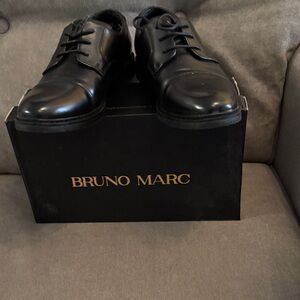 Bruno Marc Kids' Black Dress Shoes - Size 5
